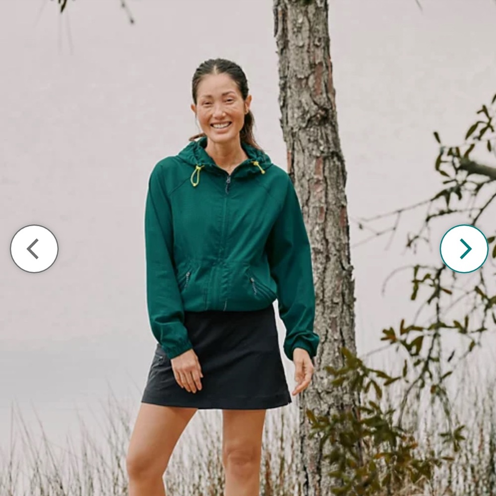 Orvis Blue Mini Skirt (M) Woman